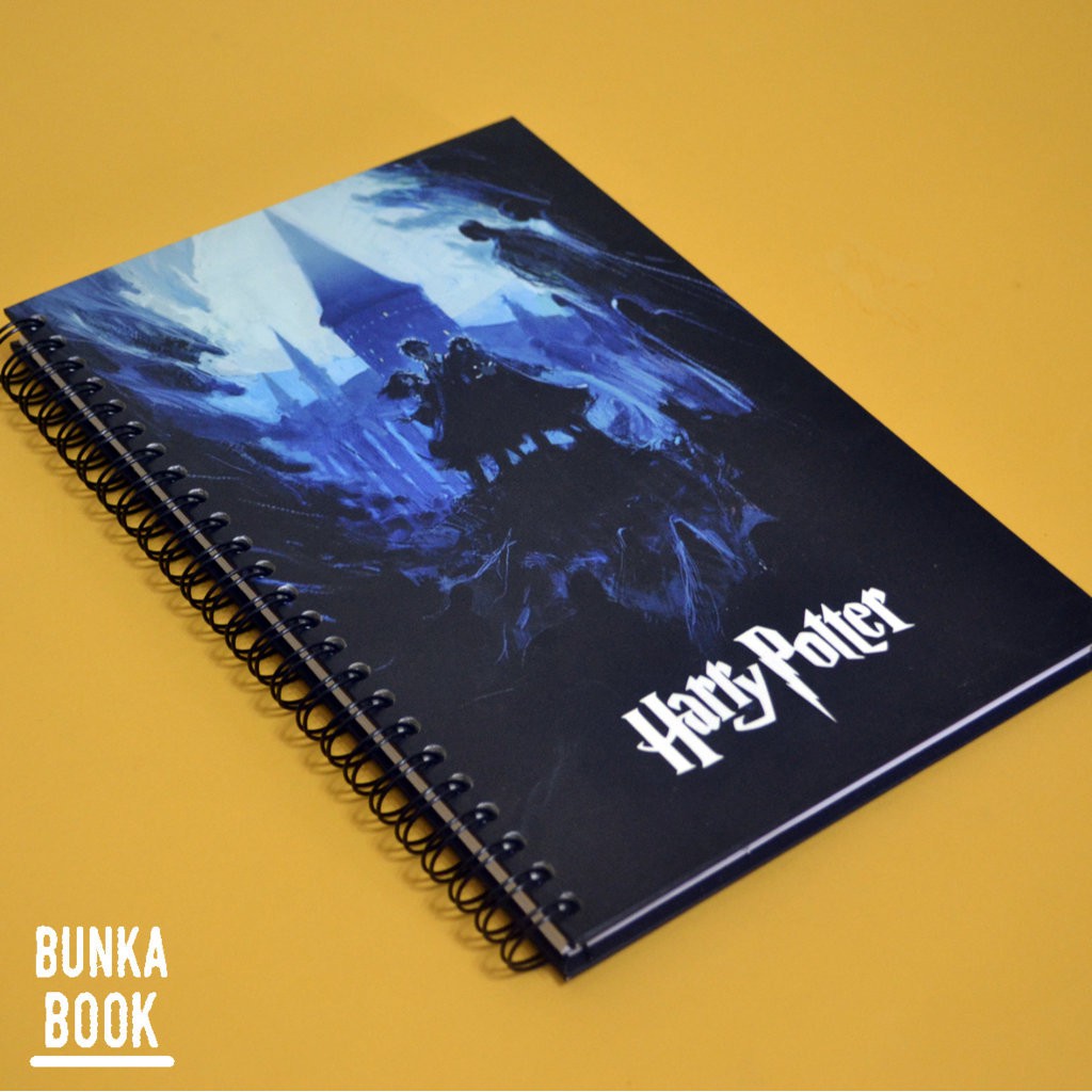 

Note Book Hardcover Ring Harry Potter Dementor Ukuran A5 jurnal Agenda Planner Notebook Gift Couple