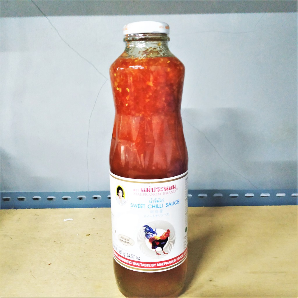 Thailand Sweet Chilli Dipping Sauce Maepranom 980 gr / Saus Sambal Asli Thailand Cap Ayam