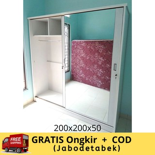 Lemari Pakaian Besar Pintu Sliding Ukuran Jumbo 2 Pintu Lemari Pakaian Besar Pintu Sliding Ukuran Jumbo 2 Pintu