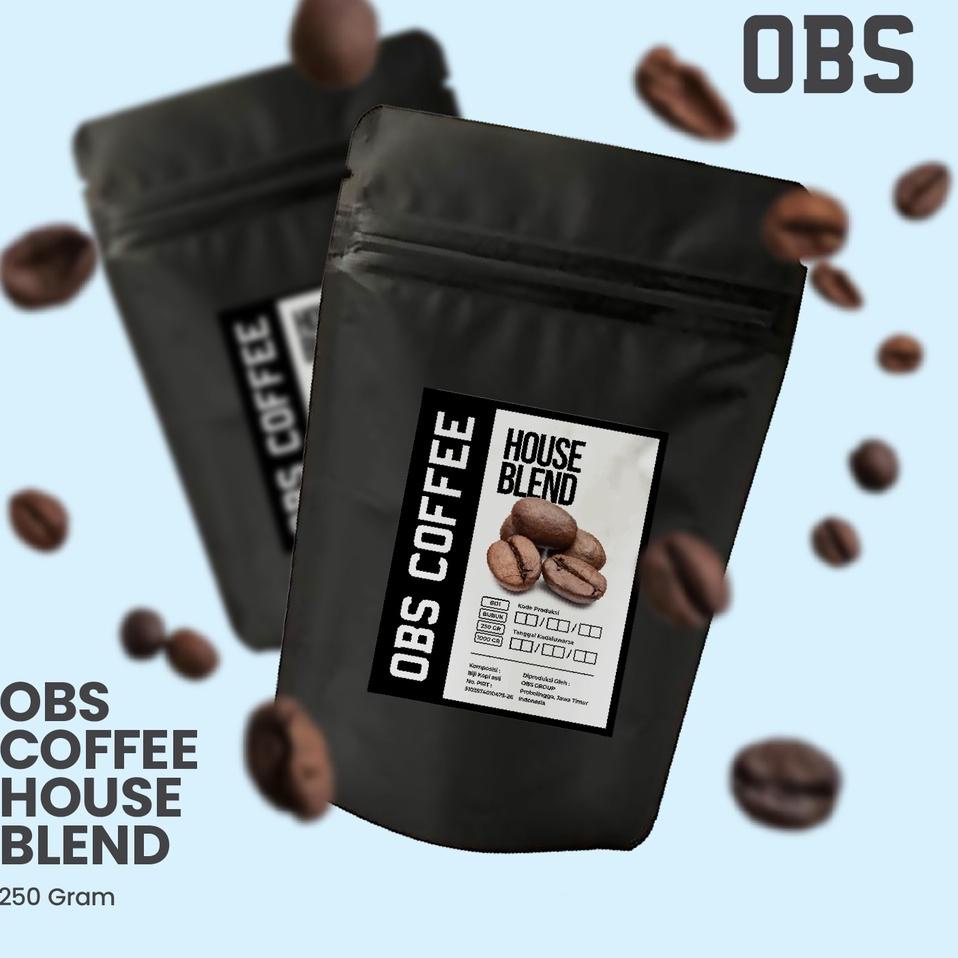 

HARGA MURAH Kopi Houseblend 250 gram Biji/Bubuk | Arabika Robusta 250 gr | OBS Coffee House Blend 250gr ♕ 857