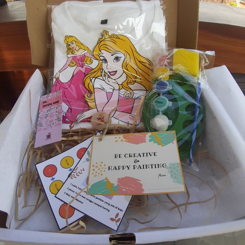 CUSTOM KAOS LUKIS I MEDIA KREATIVITAS ANAK