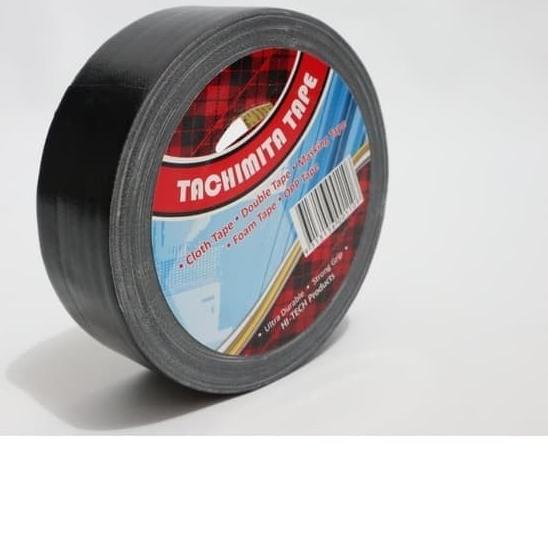 

◘ CLOTH TAPE/LAKBAN KAIN WARNA HITAM TACHIMITA BERKUALITAS 2 INCH 40 M ❁