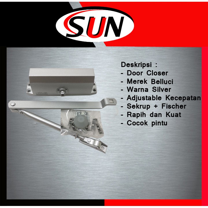 Door Closer Penutup &amp; Penahan Pintu Otomatis