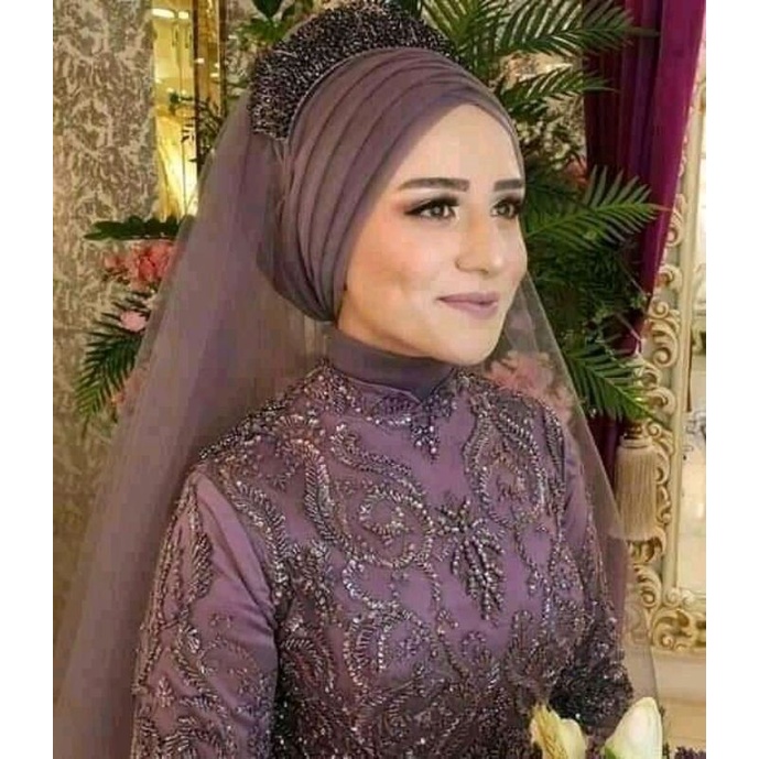 hijab instan model turki pengantin