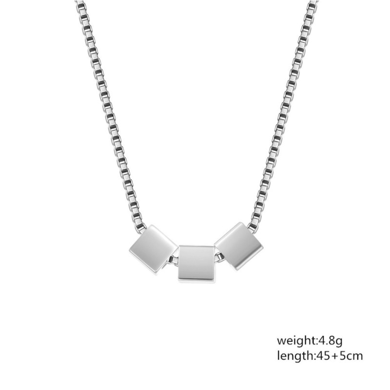 Kalung Rantai Liontin Smiley Face Bahan Titanium Steel Gaya Korea Untuk Wanita kalung pria