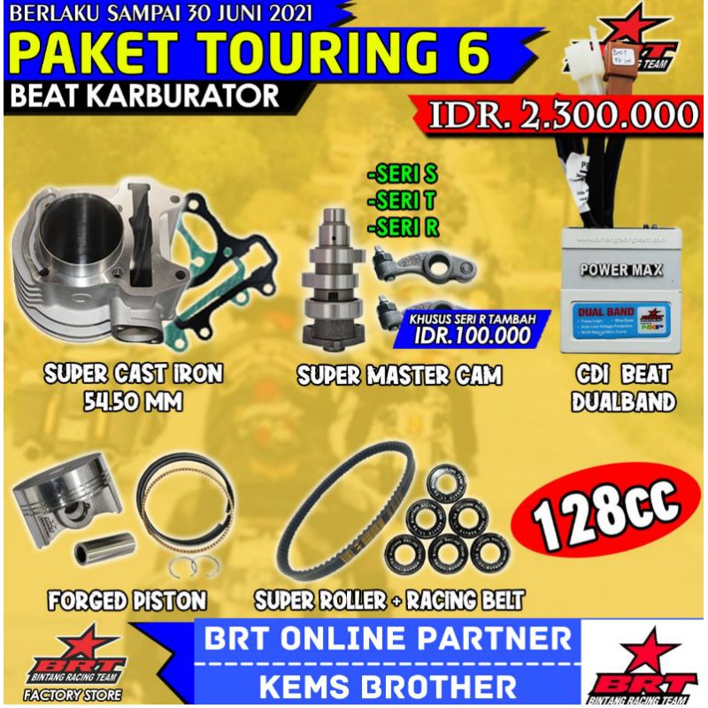 BLOK BRT BEAT KARBURATOR TOURING 6