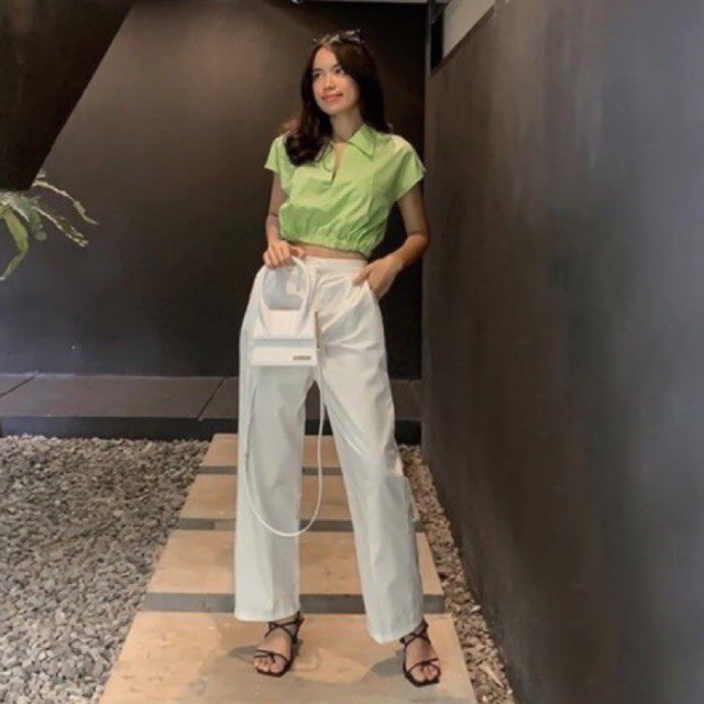 DOYEON PANTS IN WHITE