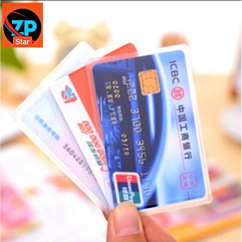 

Sampul Bening Pelindung Kartu Bank KTP Etoll Debit ATM Kartu Kredit dst