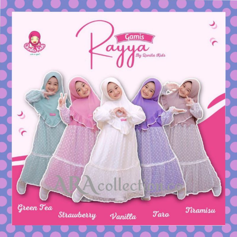 GAMIS ANAK RAYYA BY QONITA KIDS ORIGINAL | RAYYA BY QONITA KIDS | GAMIS ANAK |