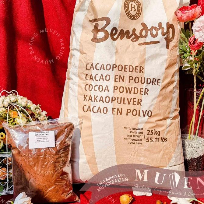 

COKLAT BUBUK BENSDORP 1 Kg / BENSDROP PURE COCOA POWDER REPACK KAKAO