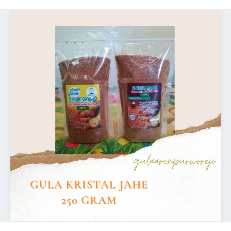 

[250 gram] GULA KRISTAL JAHE | Gula Semut Jahe