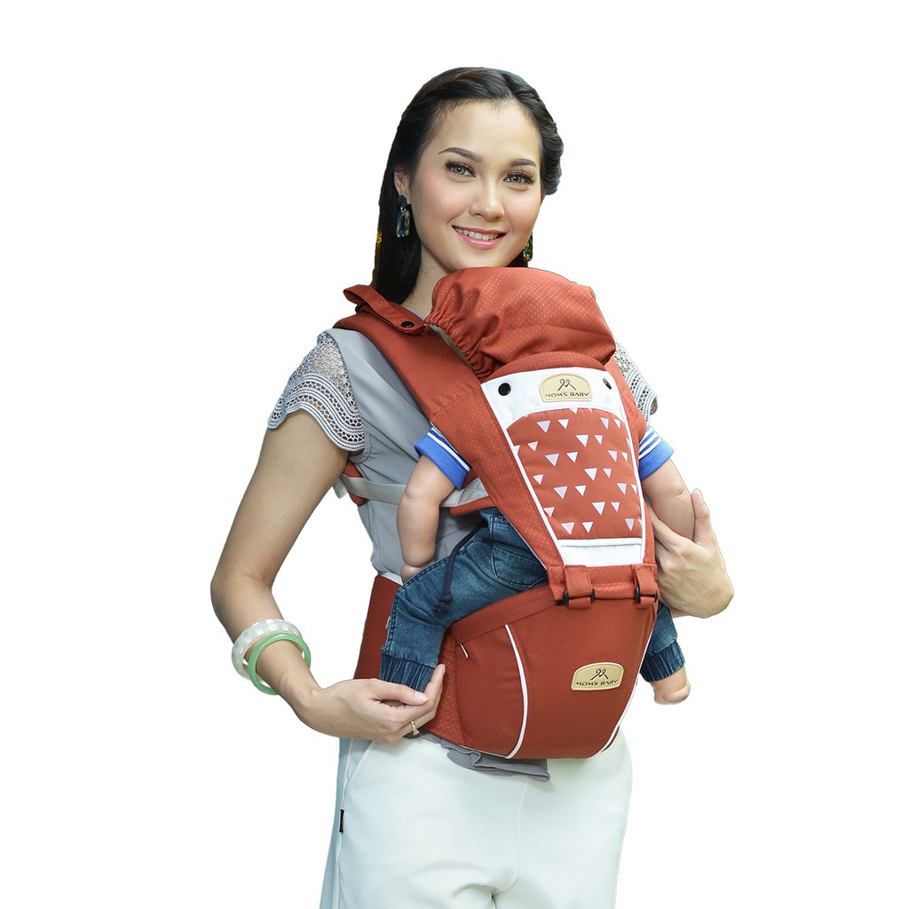 Moms Baby Gendongan Bayi Hipseat Ruby Series MBG2023 MomsBaby MBG 2023