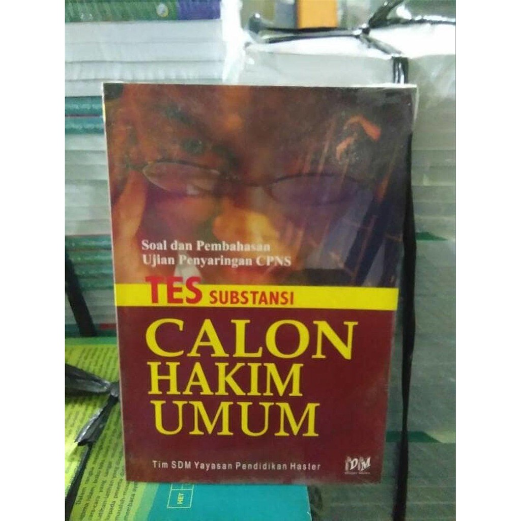 Buku Tes Substansi Calon Hakim Umum Soal Dan Pembahasan Ujian Penyaringan Cpns Shopee Indonesia