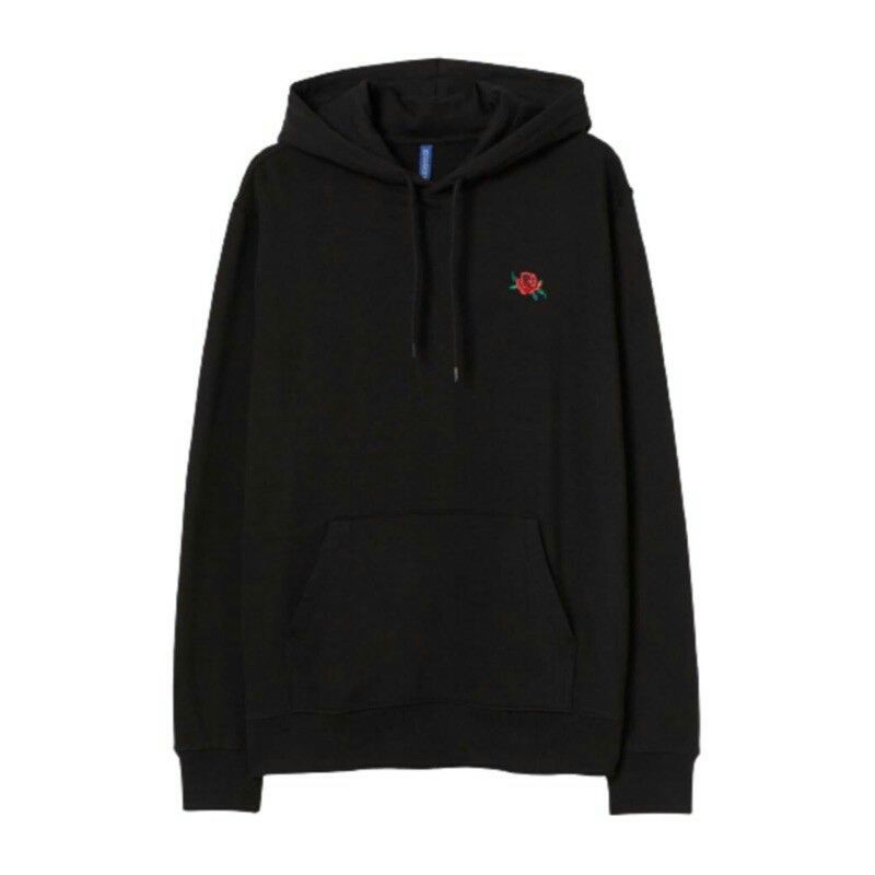 hoodie mawar merah murah