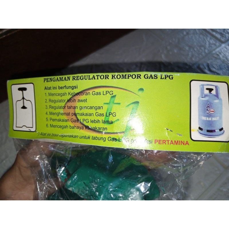 Pengaman regulator gas tabung 3 kg -12 kg