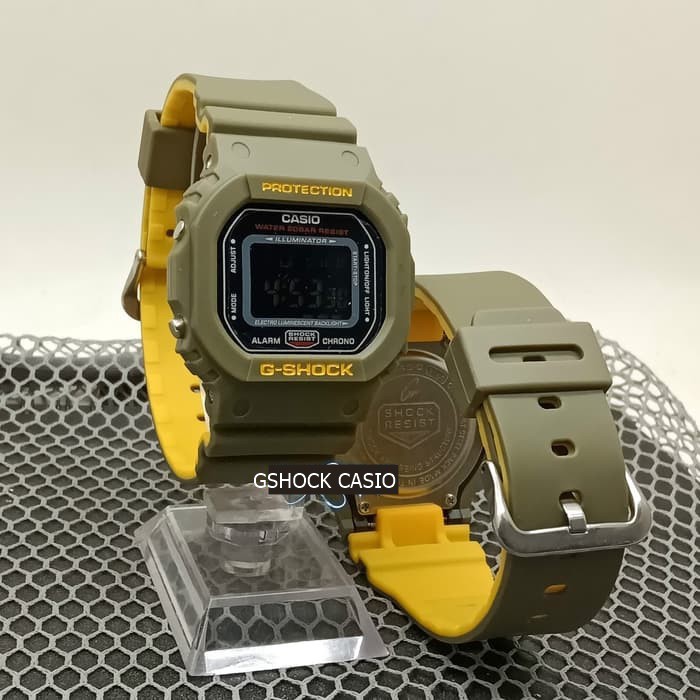 TERLARIS!!!JAM TANGAN PRIA G-SHOCK CASIO DW 5600 GS CASIO SEGI WARNA HITAM ANTI AIR DIGITAL one piece dw bunga dw loreng full hitam best seller ready stock TERIMA COD BAYAR DITEMPAT-HIJAU-KUNING