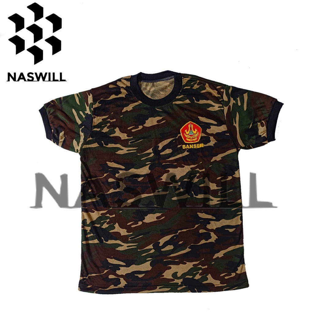 Kaos Lapangan Banser Lengan Pendek/Lengan Panjang Kualitas Terbaik Terbaru Termurah