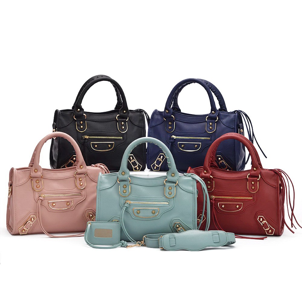 Tas Balenciaga City Metallic Edge Small AB1433-6