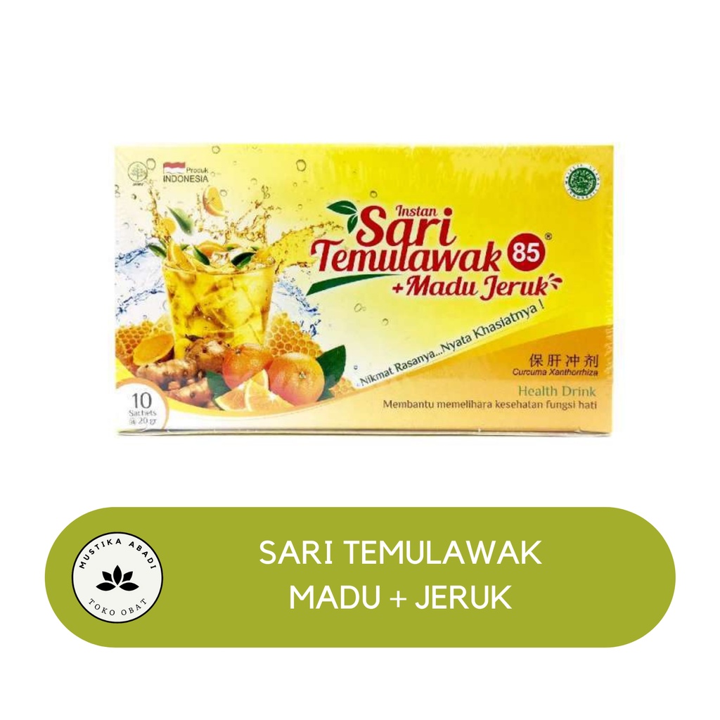 

Instan Sari Temulawak Membantu Memelihara Kesehatan Fungsi Hati - Madu + Lemon