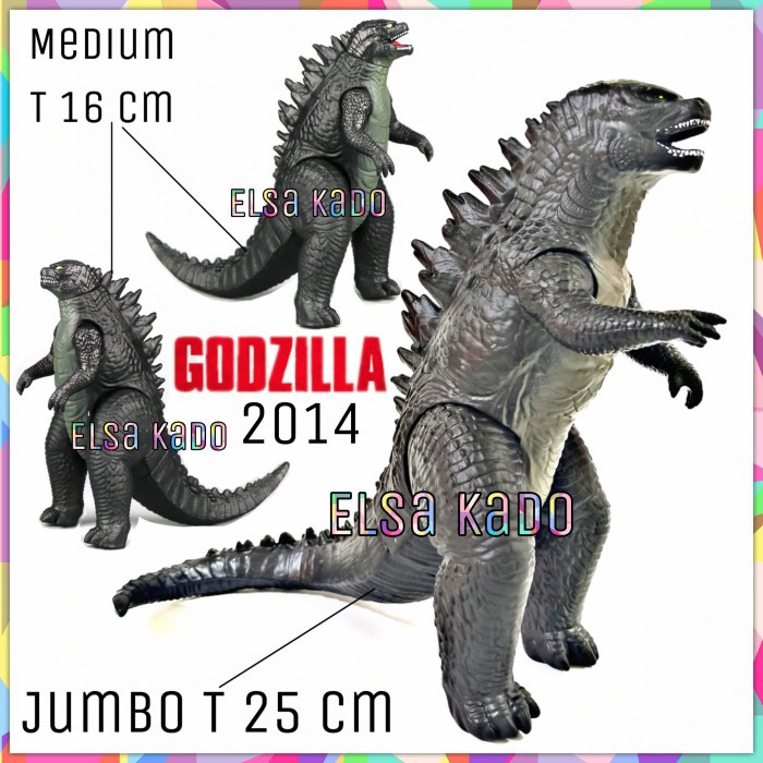 FIGURE GODZILLA 2014 MAINAN MONSTER KAIJU MOVIE