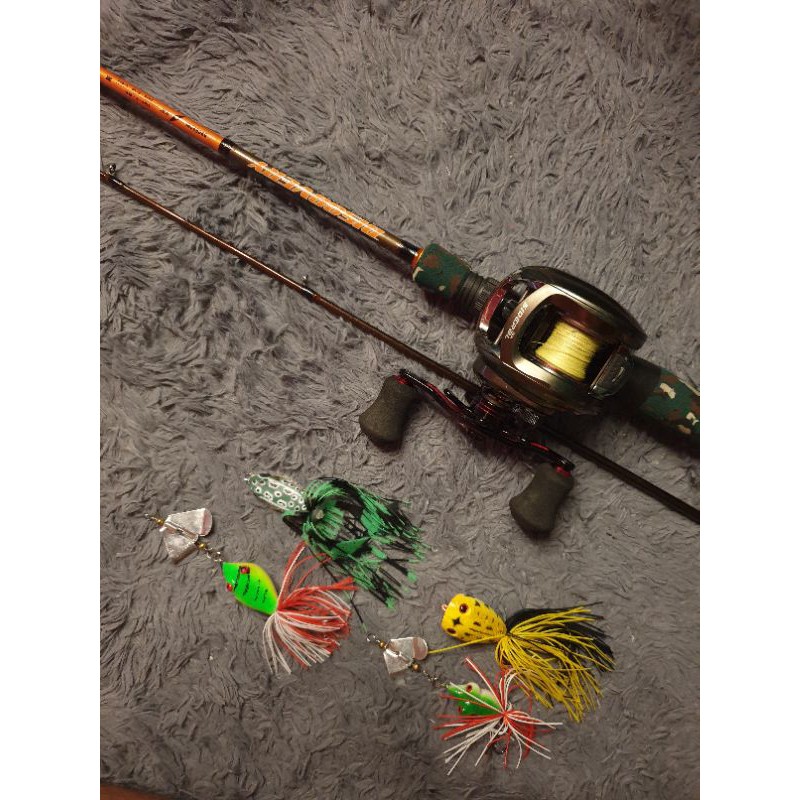 Paket UL BC Reel rapala sideral 201 & Joran storm Discovery Dvc602ul