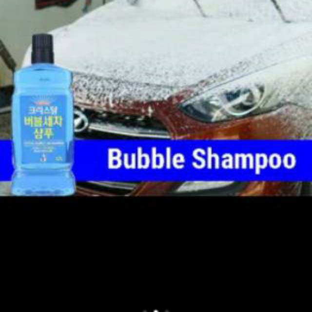 Bullsone - Crystal bubble shampo/Shampo mobil