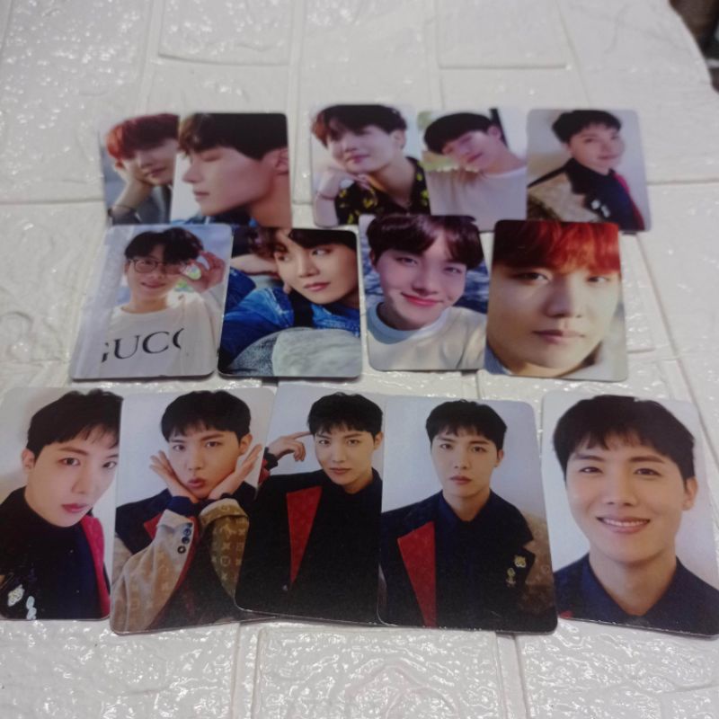 BTS DICON Jhope PC / Photocard Unofficial full set (14 Pc)
