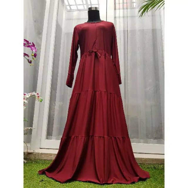 Baju Muslim Gamis Wanita Syari Jersey Busui