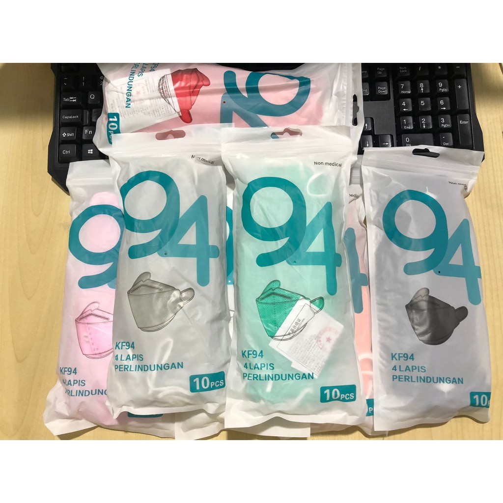 RSB MSK134 Masker KF94 C Care 3 Ply Isi 10 Pcs Protective Mask Kesehatan 4Ply Masker Medis Korea 10Pcs