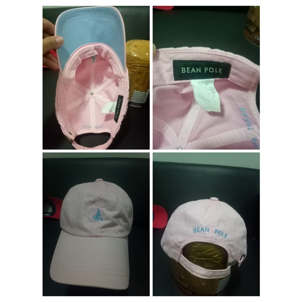 Preloved Bean Pole Hat Pink