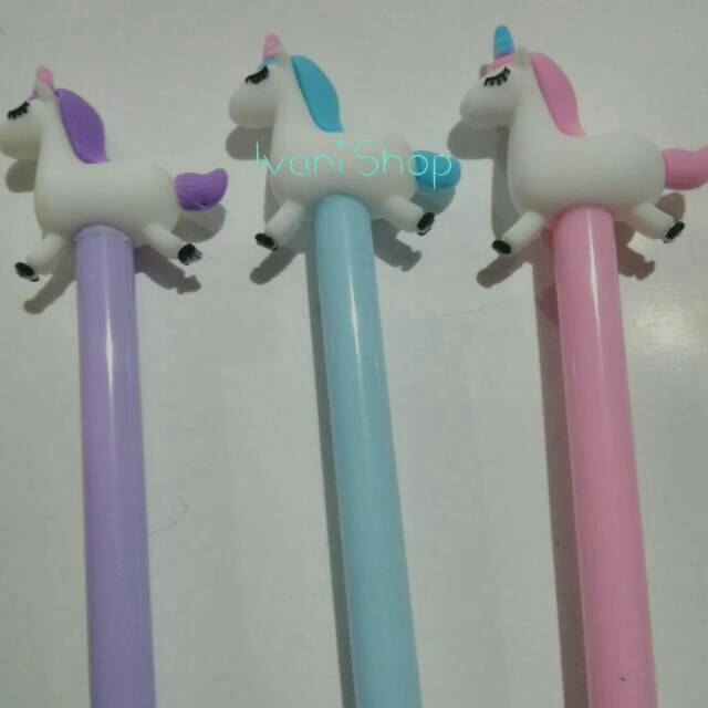 

Pulpen gel pony full badan
