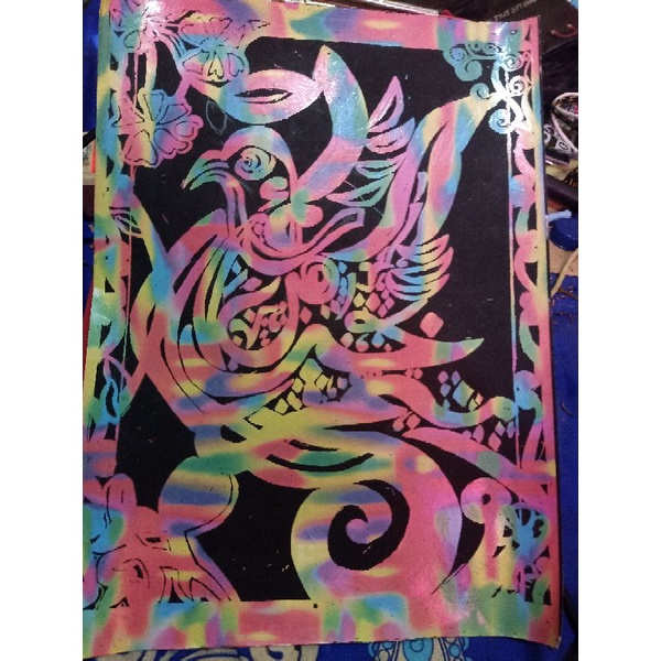 

Kertas pelangi Kaligrafi