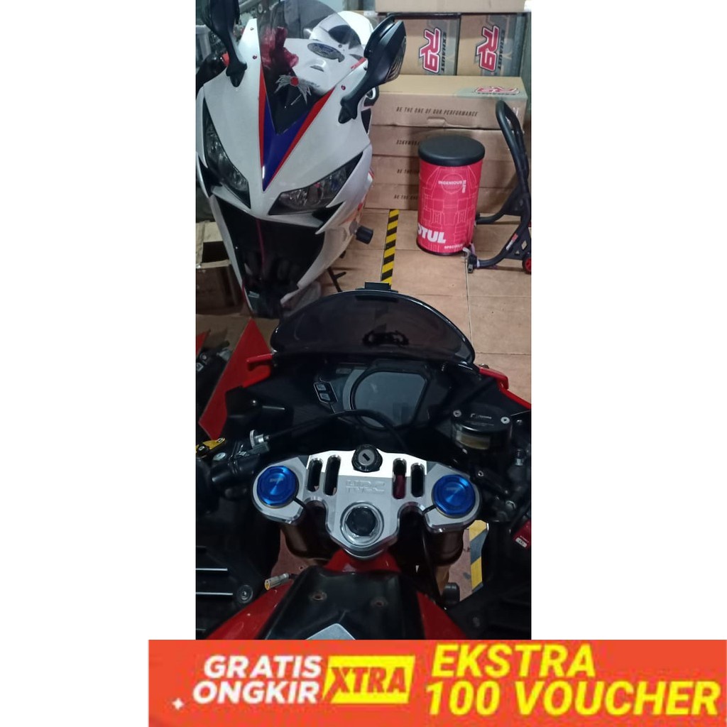 Segitiga Atas Stang Triple Clamp Cbr250rr Hrc Segitiga Cbr250rr Wr3 Hrc Tripleclamp Cbr 250rr Shopee Indonesia