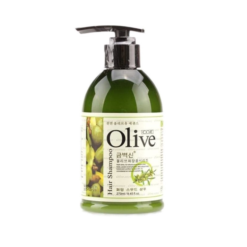 Co.e Shampoo Olive / Sampo Olive Memanjangkan Rambut / Sampo Menyuburkan &amp; Melebatkan Rambut / Sampo Menghaluskan Rambut / Sampo Mengatasi Rambut Bercabang &amp; Pecah-Pecah / Sampo Untuk Rambut Berkilau / Co.e Olive Hair Shampoo