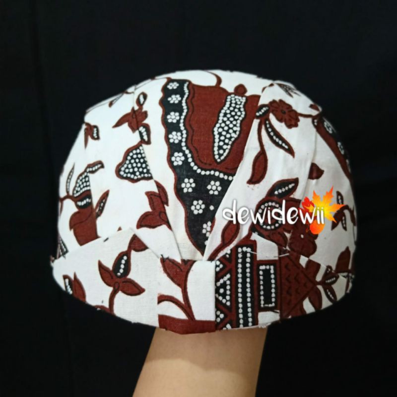 Blangkon SUNDA Polos, Motif Batik (Banyak Pilihan Motif)