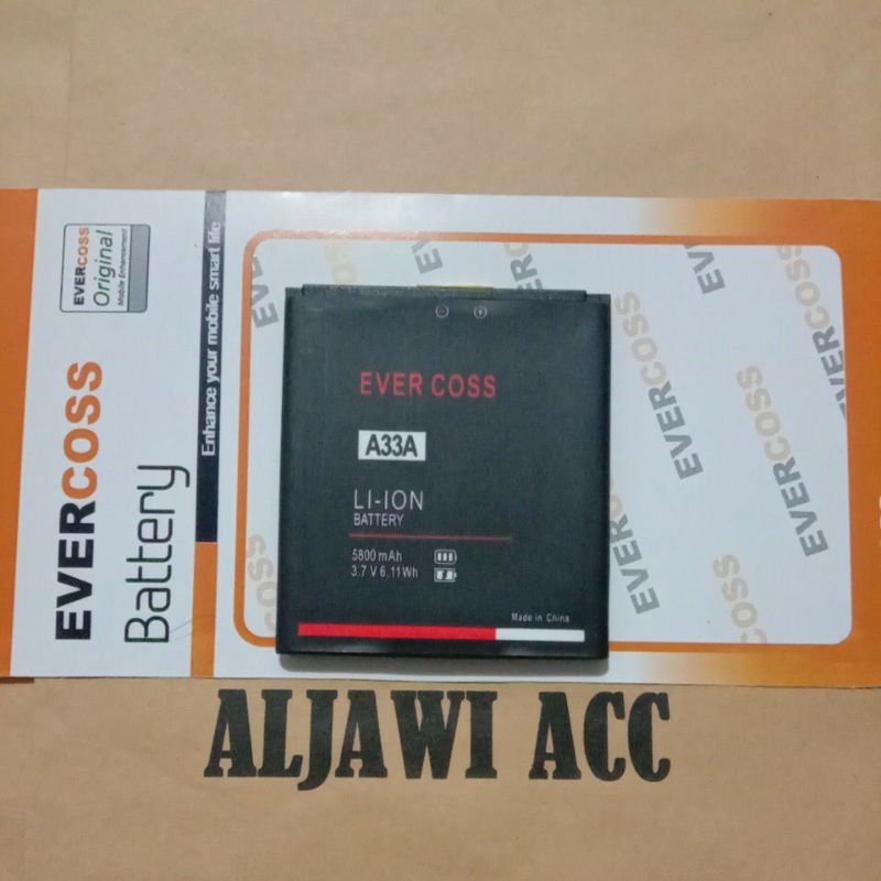 BATRE BATERAI BATTERY EVERCOSS A33A ORIGINAL BATTERY HP