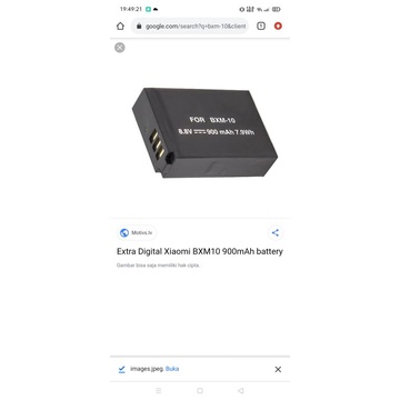jasa refill baterai bxm-10 Yi-M1