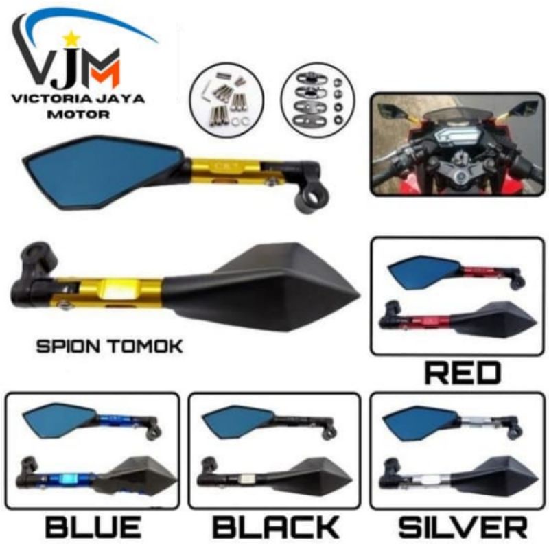 Spion Tomok V5 &amp; V2 Tomox Universal Nmax,Aerox,Pcx,Vario,Beat,Mio,Vixion,R15,Cbr,Ninja DLL