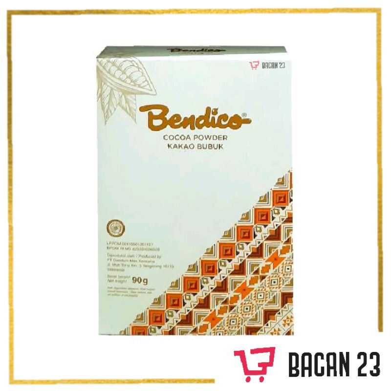 Bendico Cocoa Powder (90gr) / Bubuk Cocoa / Kakao Bubuk / Bacan 23 - Bacan23