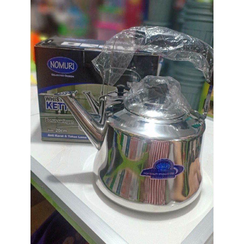 Nomuri Ceret teko stainless siul 20cm tanpa saringan