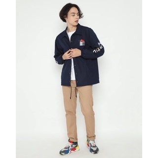 Jual Outerwear Unisex Erigo Coach Jacket Sora O Miru Taslan Navy