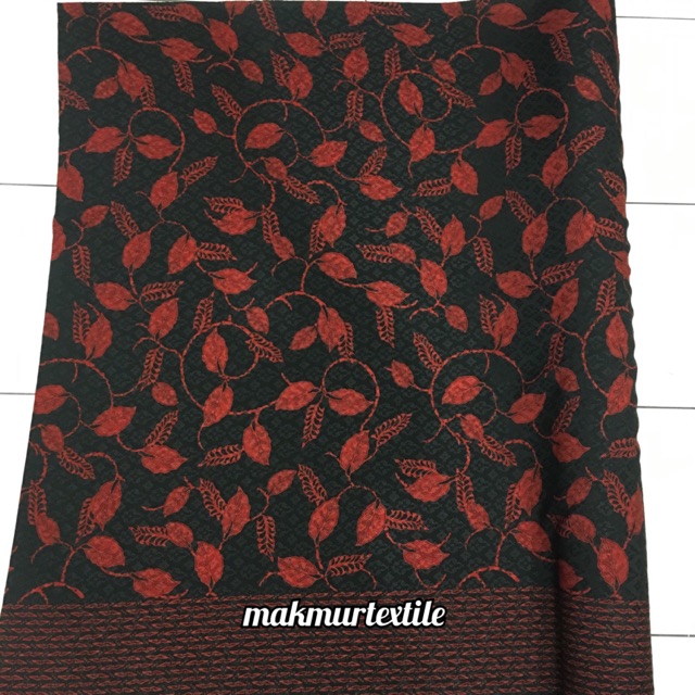 Kain batik sutra dobby #22 / batik dobby / batik tumpal