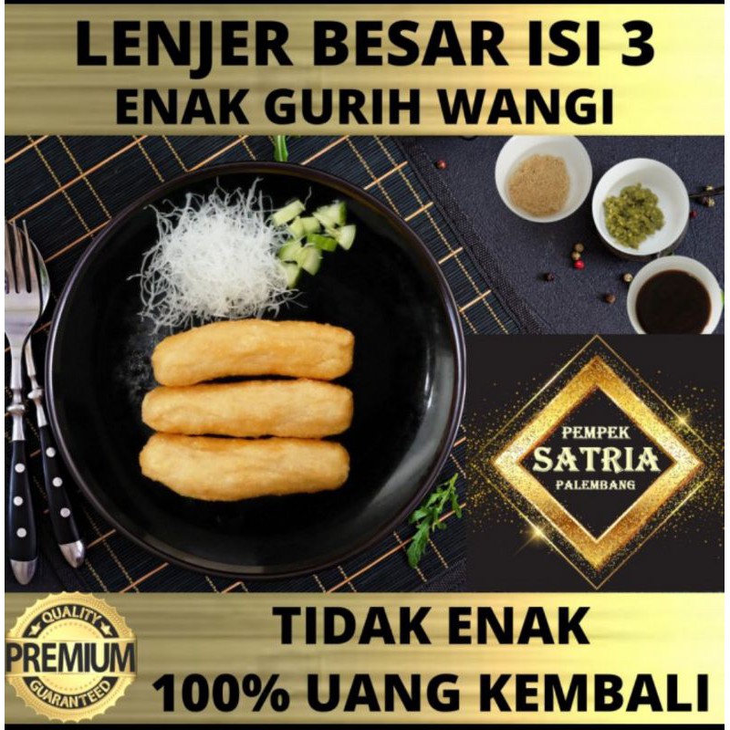 

Pempek Palembang Satria Lenjer Besar isi 3 pcs Frozen
