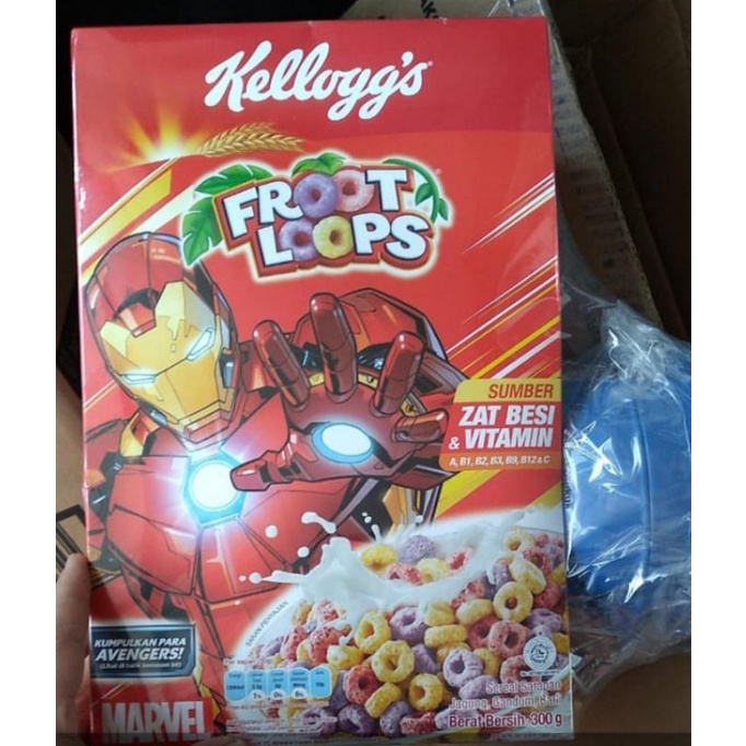 

Kellogg's Fruit Loop 300gr 2pcs GRATIS Lunch Box
