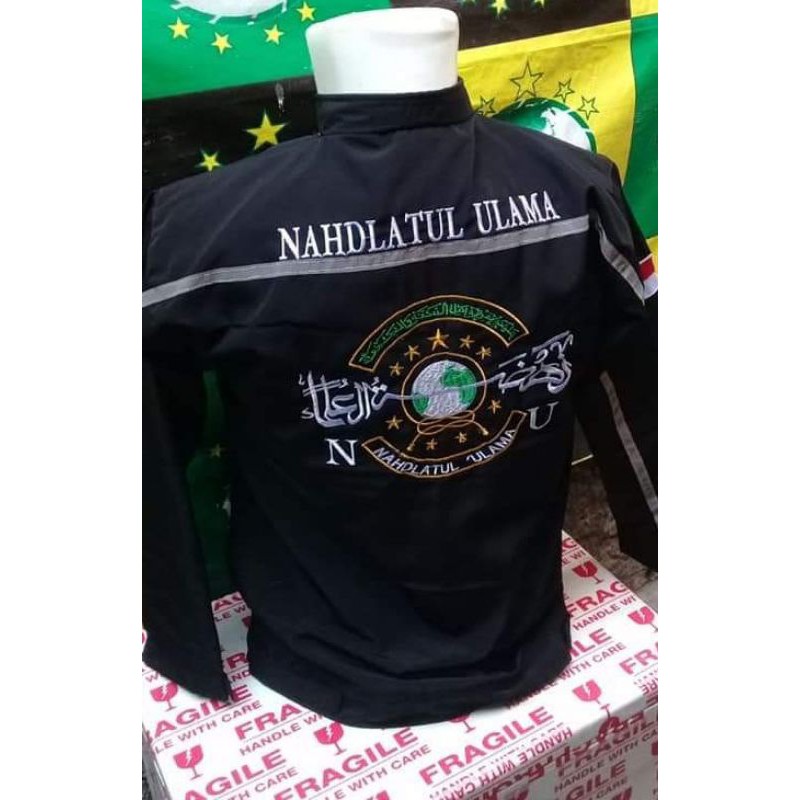 (BISA COD) JAKET MAJLIS nu+ BORDIR NAMA | JAKET NAHDATUL ULAMA / majelis NU Jaket NU Nahdlatul Ulama Nahdlatululama NahdlotulUlama