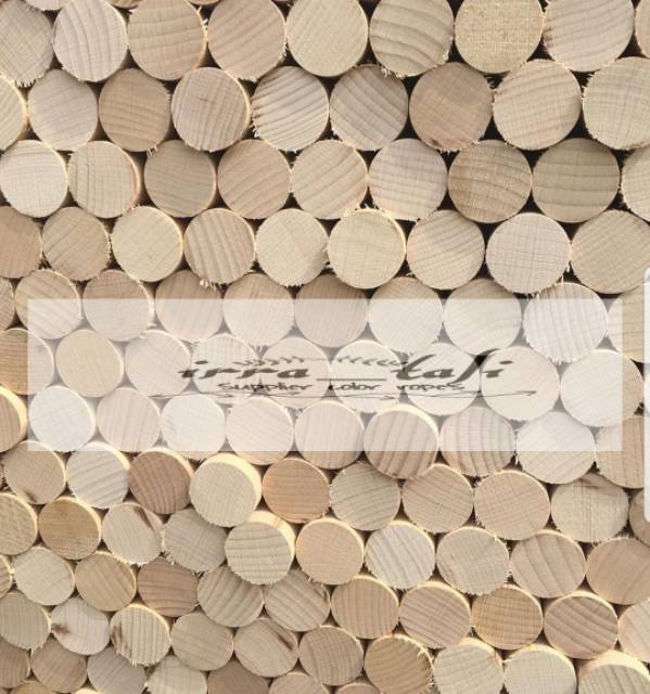 Kayu dowel diameter 1cm || paket 10pcs