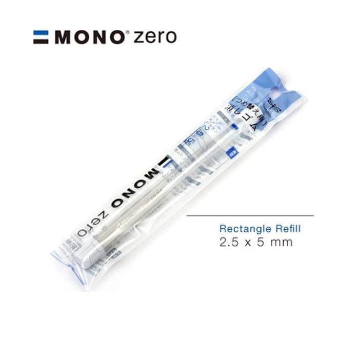 

Tombow Refill Mono Zero Eraser 2.5mm x 5mm Penghapus Kotak Kecil