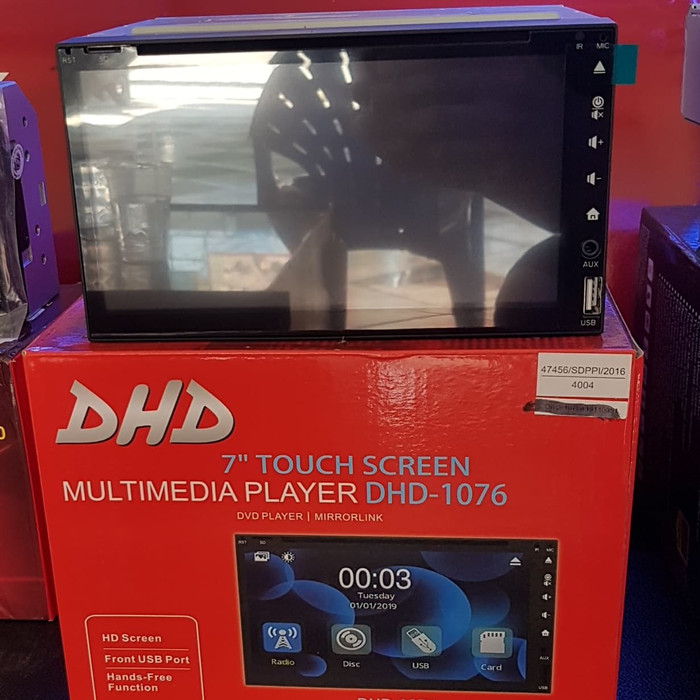 HEADUNIT DOUBLE DIN DHD seri DHD-1076