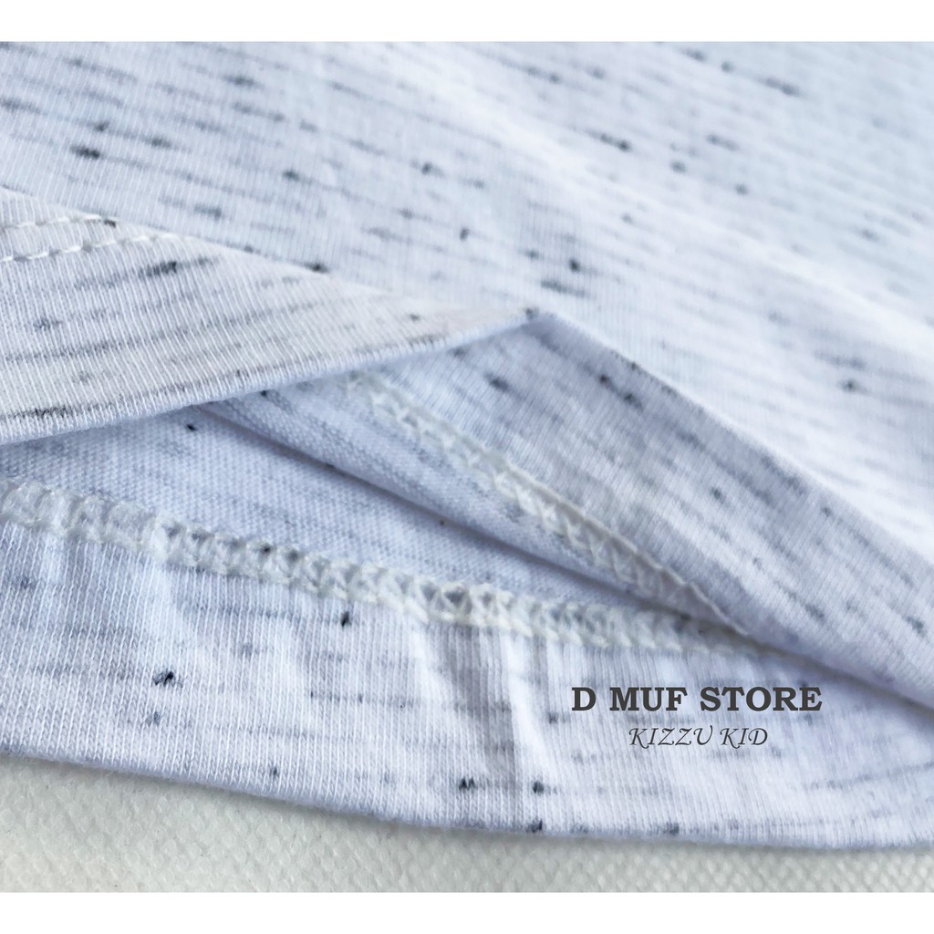 Kizzu Kaos Anak Premium Cotton Mambo 30s Usia 1-12 Tahun OB Mambo Putih- dmuf store
