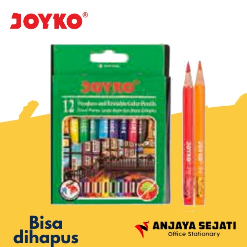 

Pensil Warna Joyko | Pensil Gambar Erasable CP-120 | Per 3 set
